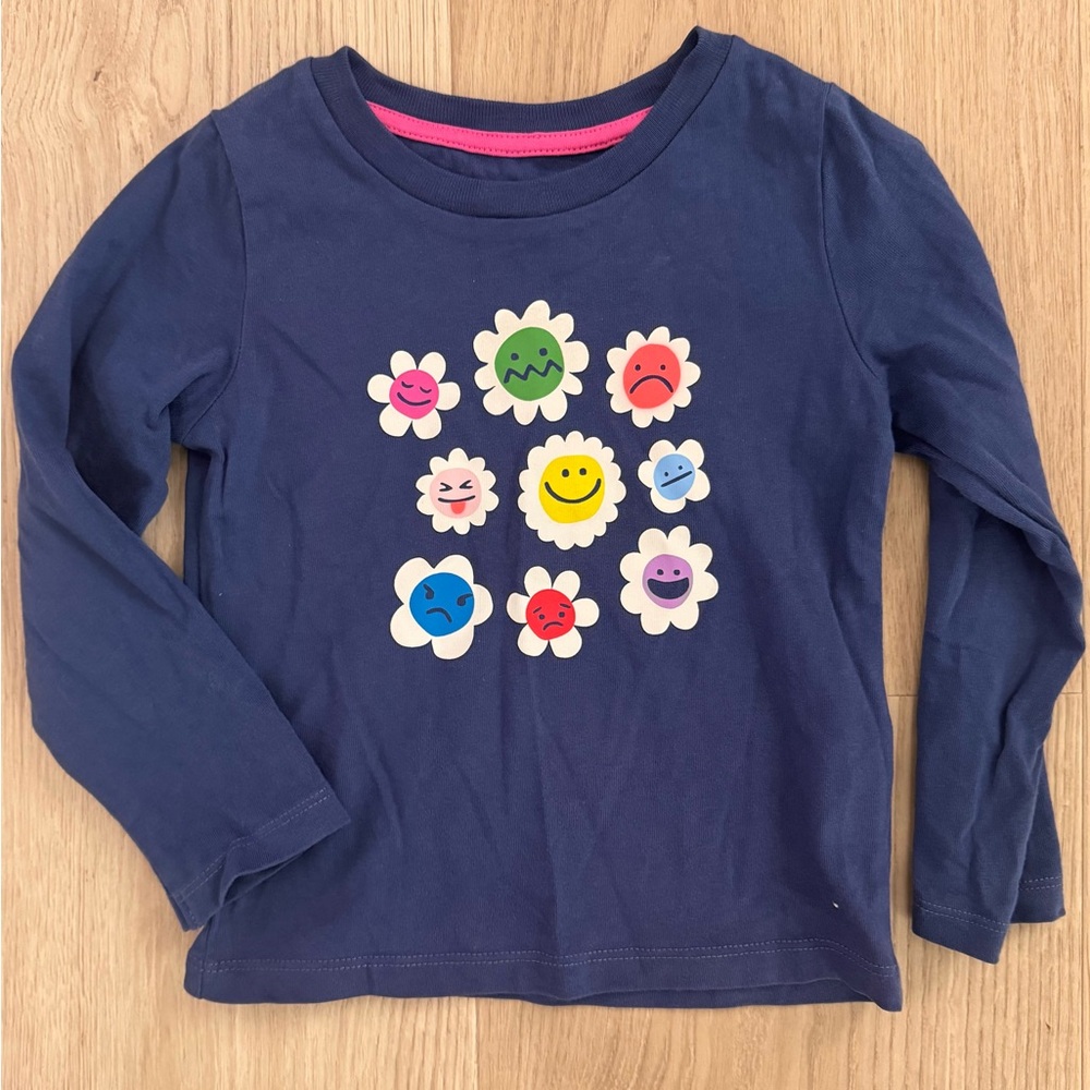Mini Bodes Smile Flower Tee 2/3
